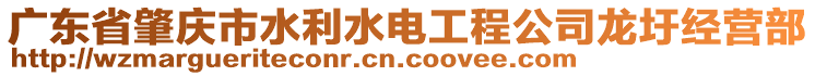 廣東省肇慶市水利水電工程公司龍圩經(jīng)營部