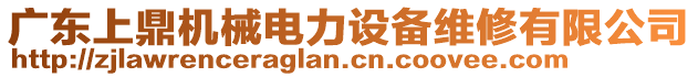 广东上鼎机械电力设备维修有限公司