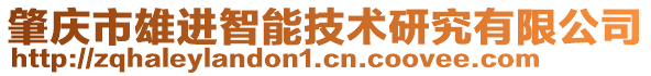 肇慶市雄進(jìn)智能技術(shù)研究有限公司