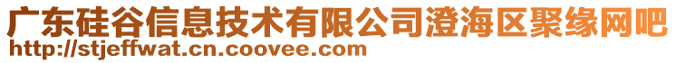 廣東硅谷信息技術有限公司澄海區聚緣網吧