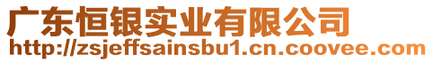 廣東恒銀實業(yè)有限公司