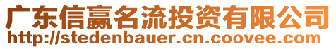 廣東信贏名流投資有限公司