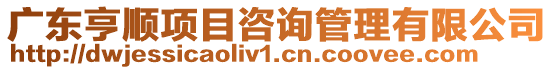 廣東亨順項目咨詢管理有限公司