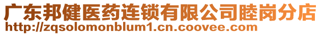 廣東邦健醫藥連鎖有限公司睦崗分店
