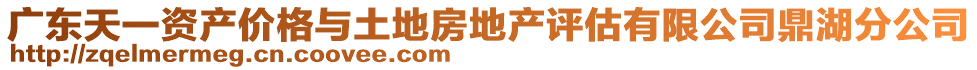 廣東天一資產(chǎn)價格與土地房地產(chǎn)評估有限公司鼎湖分公司