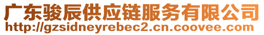 廣東駿辰供應(yīng)鏈服務(wù)有限公司