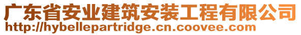 廣東省安業(yè)建筑安裝工程有限公司