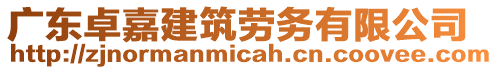 廣東卓嘉建筑勞務(wù)有限公司