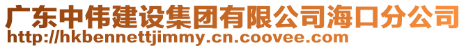 廣東中偉建設(shè)集團(tuán)有限公司海口分公司