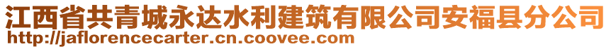 江西省共青城永達(dá)水利建筑有限公司安?？h分公司