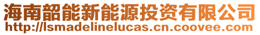 海南韶能新能源投資有限公司