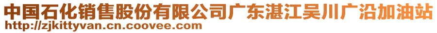 中國(guó)石化銷售股份有限公司廣東湛江吳川廣沿加油站