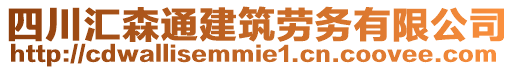 四川匯森通建筑勞務(wù)有限公司