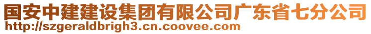 國安中建建設(shè)集團(tuán)有限公司廣東省七分公司