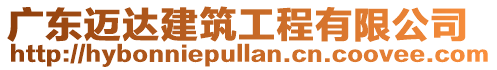 廣東邁達建筑工程有限公司