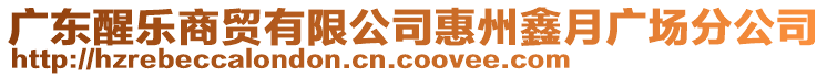 廣東醒樂商貿(mào)有限公司惠州鑫月廣場分公司