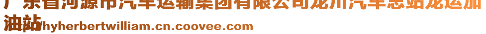 廣東省河源市汽車運輸集團(tuán)有限公司龍川汽車總站龍運加
油站