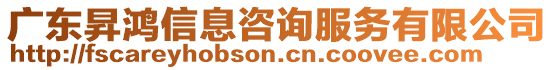 廣東昇鴻信息咨詢服務(wù)有限公司