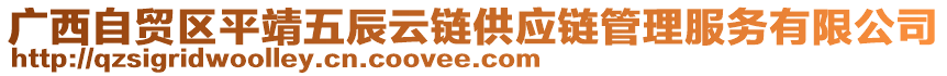 廣西自貿(mào)區(qū)平靖五辰云鏈供應(yīng)鏈管理服務(wù)有限公司