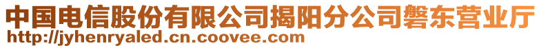 中國電信股份有限公司揭陽分公司磐東營業(yè)廳