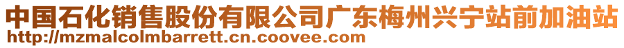 中國石化銷售股份有限公司廣東梅州興寧站前加油站