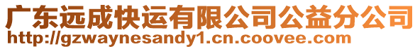 廣東遠(yuǎn)成快運(yùn)有限公司公益分公司