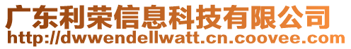 廣東利榮信息科技有限公司