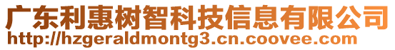 廣東利惠樹(shù)智科技信息有限公司