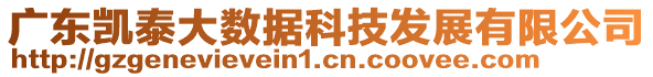 廣東凱泰大數(shù)據(jù)科技發(fā)展有限公司