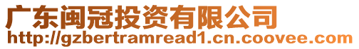 廣東閩冠投資有限公司