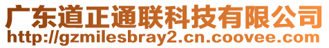 廣東道正通聯(lián)科技有限公司