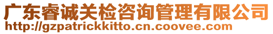 廣東睿誠關(guān)檢咨詢管理有限公司