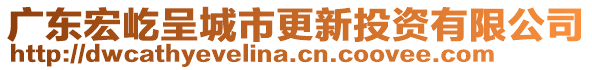 廣東宏屹呈城市更新投資有限公司