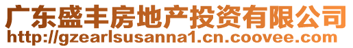 廣東盛豐房地產(chǎn)投資有限公司
