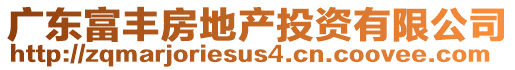 廣東富豐房地產(chǎn)投資有限公司