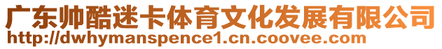 廣東帥酷迷卡體育文化發展有限公司