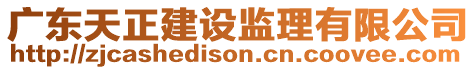 廣東天正建設(shè)監(jiān)理有限公司