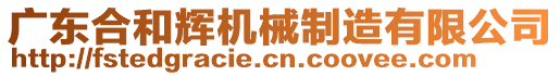 廣東合和輝機械制造有限公司