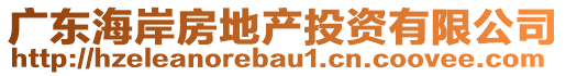 廣東海岸房地產(chǎn)投資有限公司