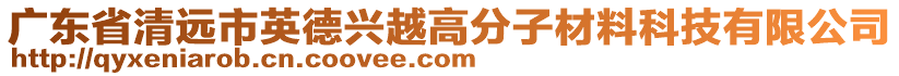 廣東省清遠(yuǎn)市英德興越高分子材料科技有限公司