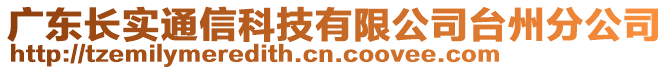 廣東長(zhǎng)實(shí)通信科技有限公司臺(tái)州分公司