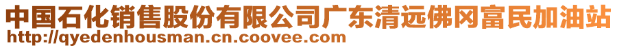 中國石化銷售股份有限公司廣東清遠佛岡富民加油站