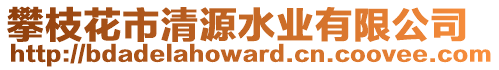 攀枝花市清源水業(yè)有限公司