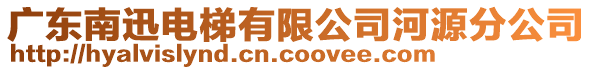 廣東南迅電梯有限公司河源分公司