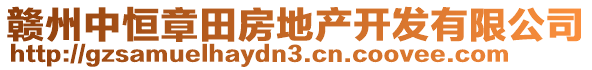 贛州中恒章田房地產開發有限公司