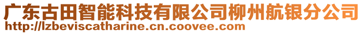 廣東古田智能科技有限公司柳州航銀分公司