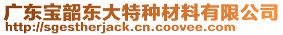 廣東寶韶東大特種材料有限公司