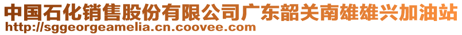 中國(guó)石化銷(xiāo)售股份有限公司廣東韶關(guān)南雄雄興加油站