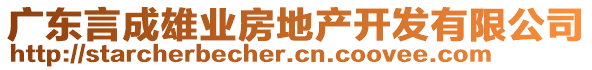 廣東言成雄業(yè)房地產(chǎn)開發(fā)有限公司