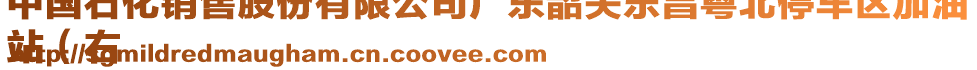 中國石化銷售股份有限公司廣東韶關(guān)樂昌粵北停車區(qū)加油
站（右